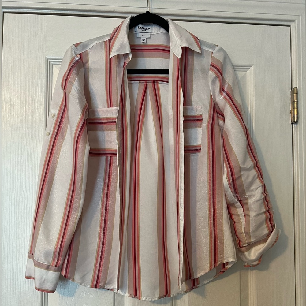 Express Portofino Slim Fit Top Size S